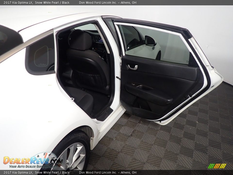 2017 Kia Optima LX Snow White Pearl / Black Photo #36