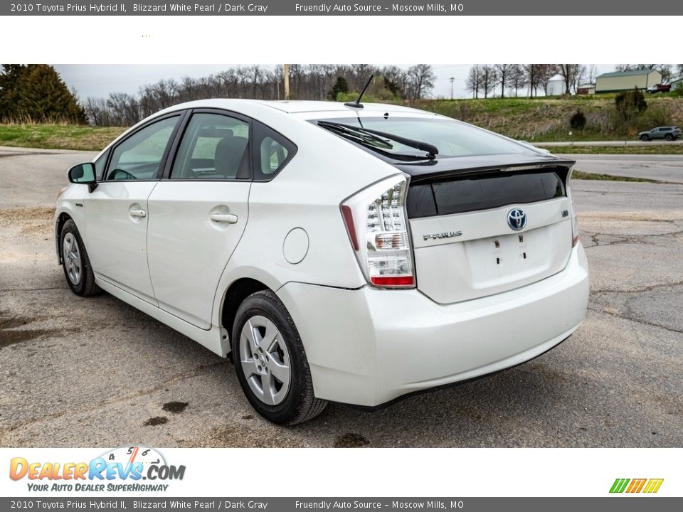 2010 Toyota Prius Hybrid II Blizzard White Pearl / Dark Gray Photo #6