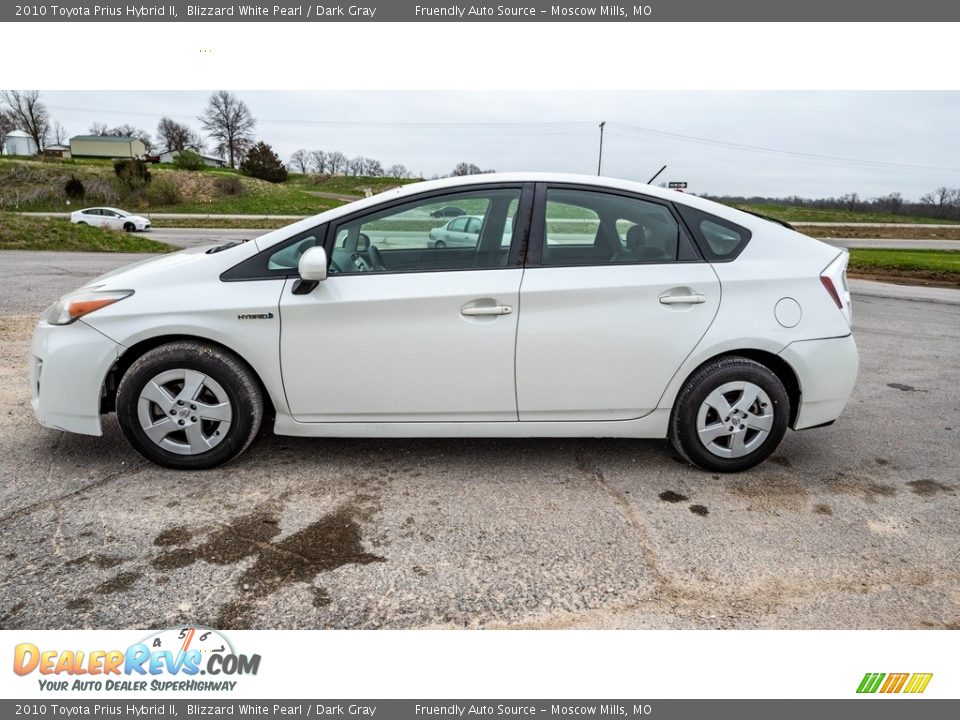 2010 Toyota Prius Hybrid II Blizzard White Pearl / Dark Gray Photo #7