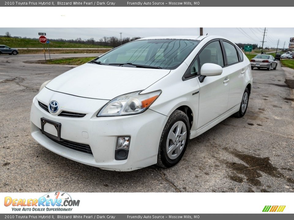 2010 Toyota Prius Hybrid II Blizzard White Pearl / Dark Gray Photo #8