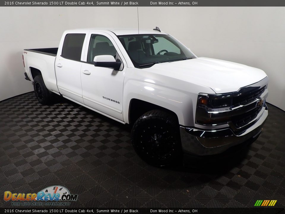 2016 Chevrolet Silverado 1500 LT Double Cab 4x4 Summit White / Jet Black Photo #3