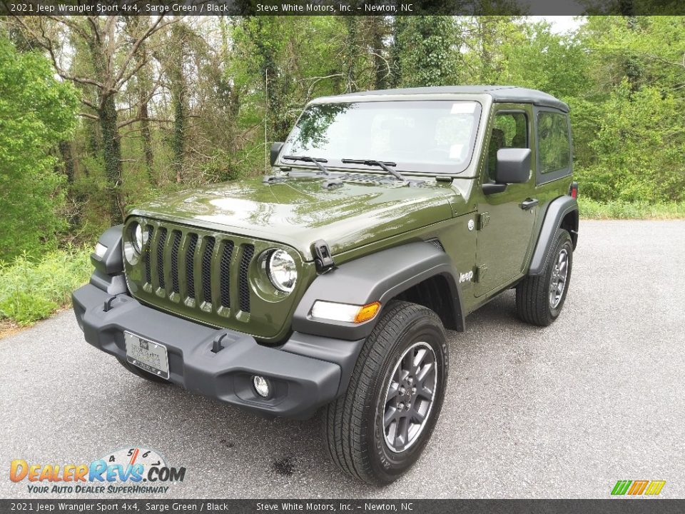 2021 Jeep Wrangler Sport 4x4 Sarge Green / Black Photo #3