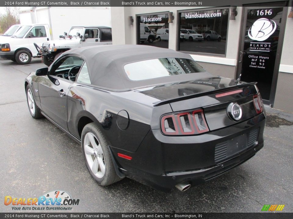 2014 Ford Mustang GT Convertible Black / Charcoal Black Photo #3