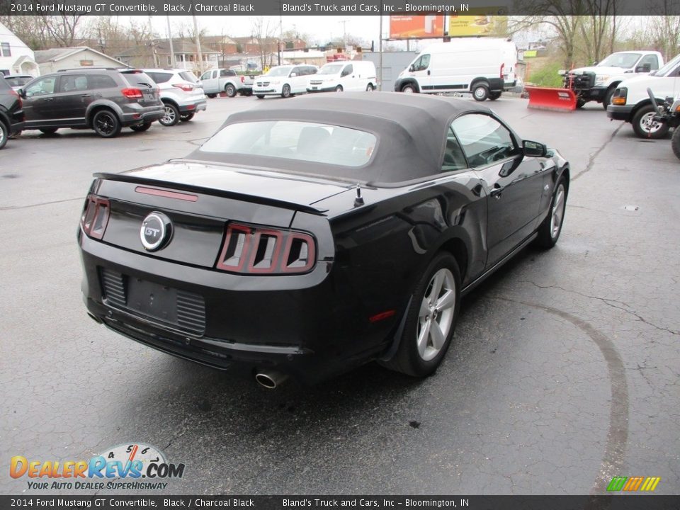 2014 Ford Mustang GT Convertible Black / Charcoal Black Photo #4
