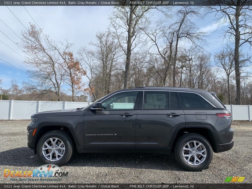 2022 Jeep Grand Cherokee Limited 4x4 Baltic Gray Metallic / Global Black Photo #4