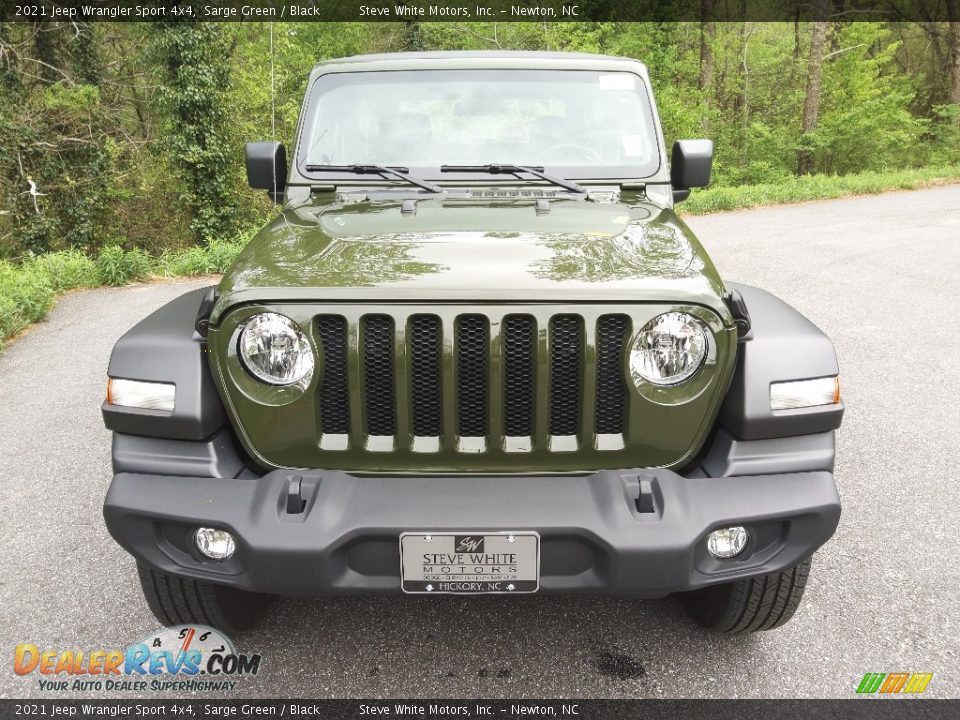 2021 Jeep Wrangler Sport 4x4 Sarge Green / Black Photo #4