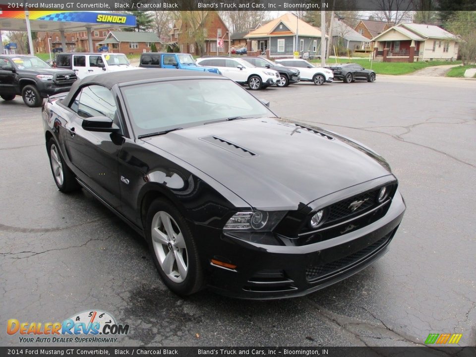 2014 Ford Mustang GT Convertible Black / Charcoal Black Photo #5