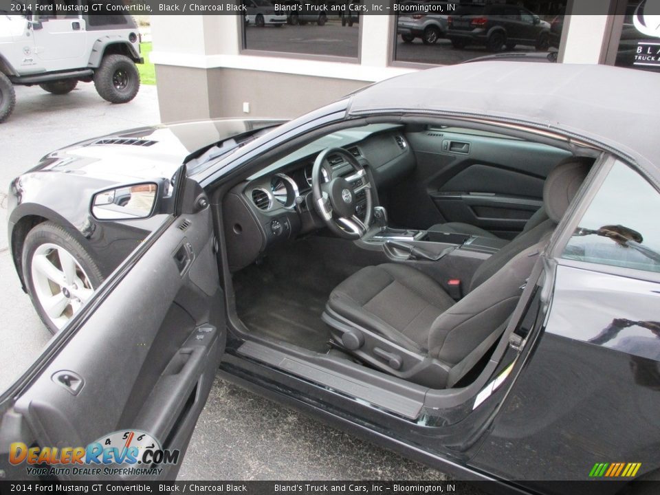 2014 Ford Mustang GT Convertible Black / Charcoal Black Photo #6