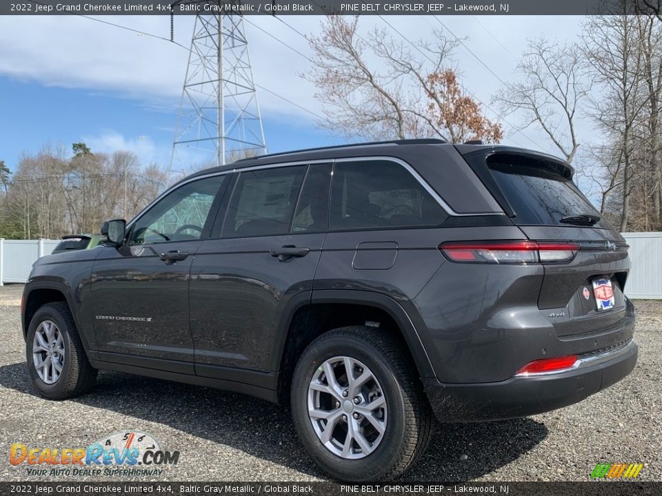 2022 Jeep Grand Cherokee Limited 4x4 Baltic Gray Metallic / Global Black Photo #6