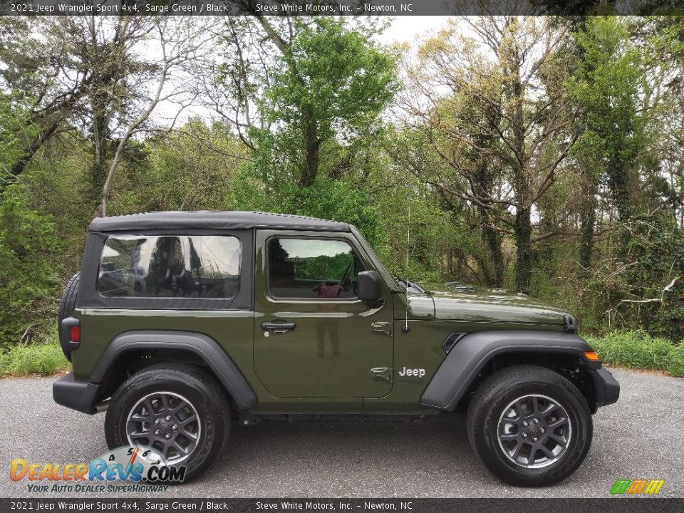 Sarge Green 2021 Jeep Wrangler Sport 4x4 Photo #6