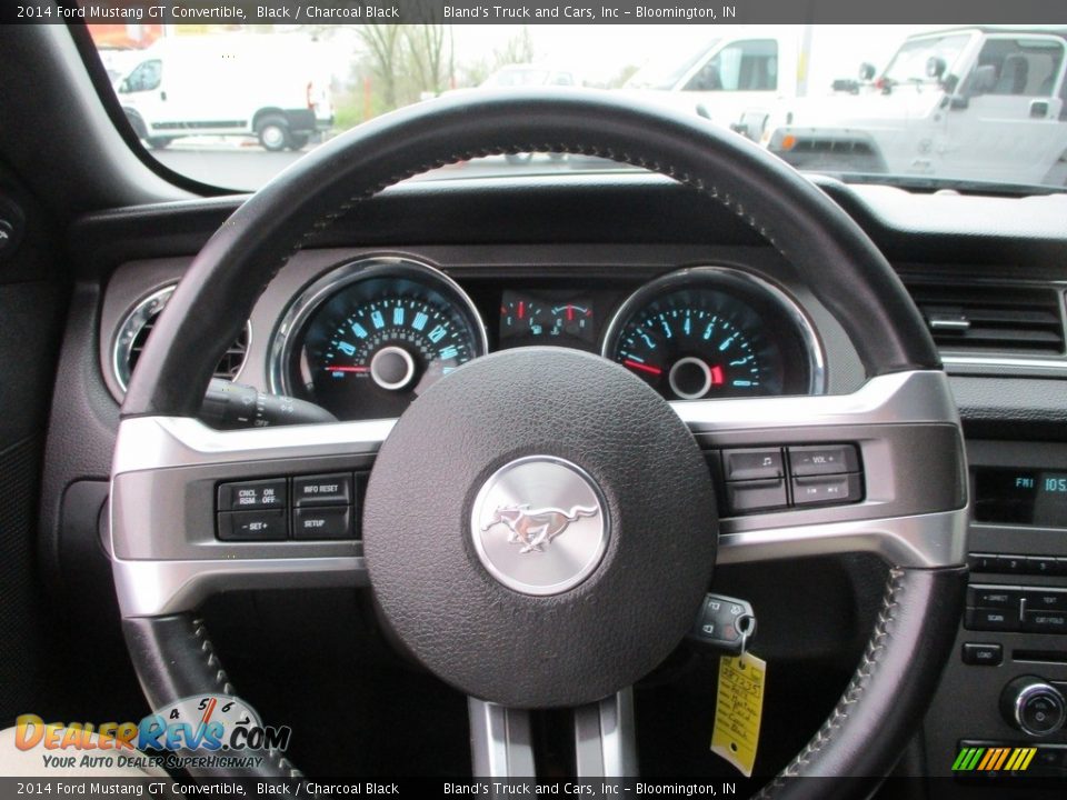 2014 Ford Mustang GT Convertible Black / Charcoal Black Photo #8