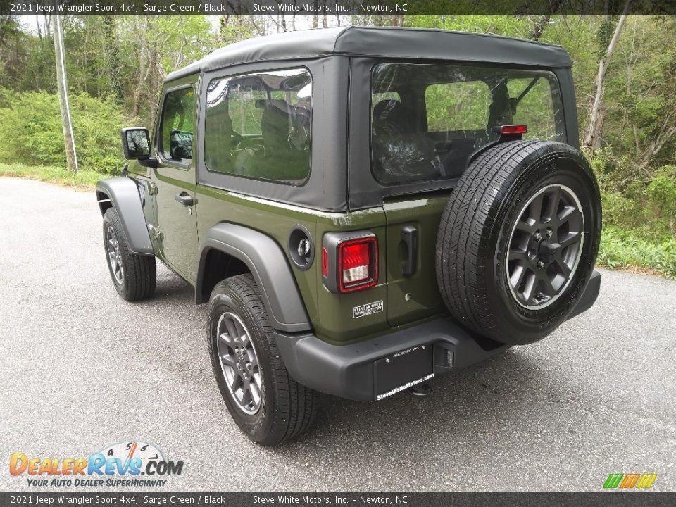 2021 Jeep Wrangler Sport 4x4 Sarge Green / Black Photo #9