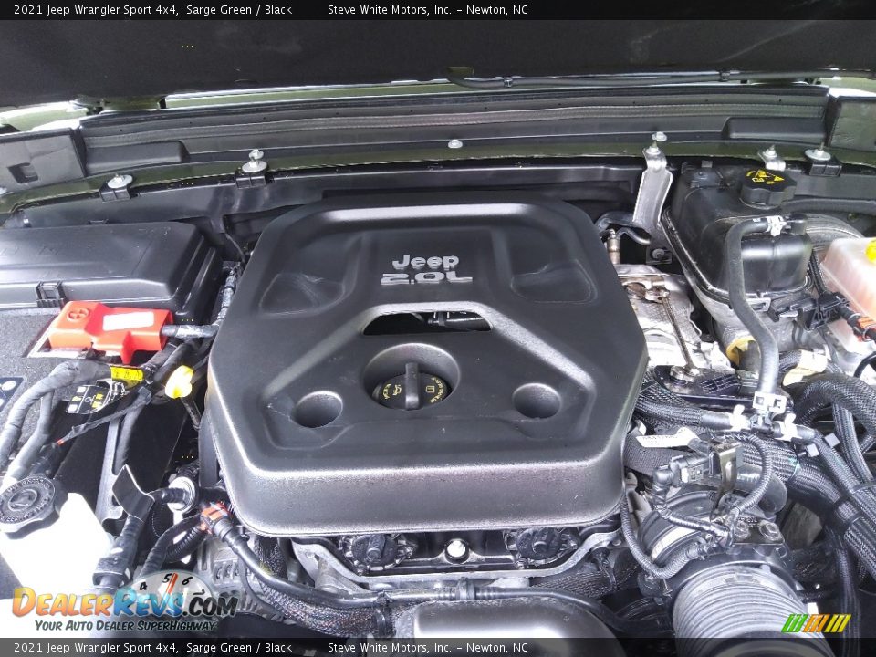 2021 Jeep Wrangler Sport 4x4 2.0 Liter Turbocharged DOHC 16-Valve VVT 4 Cylinder Engine Photo #10