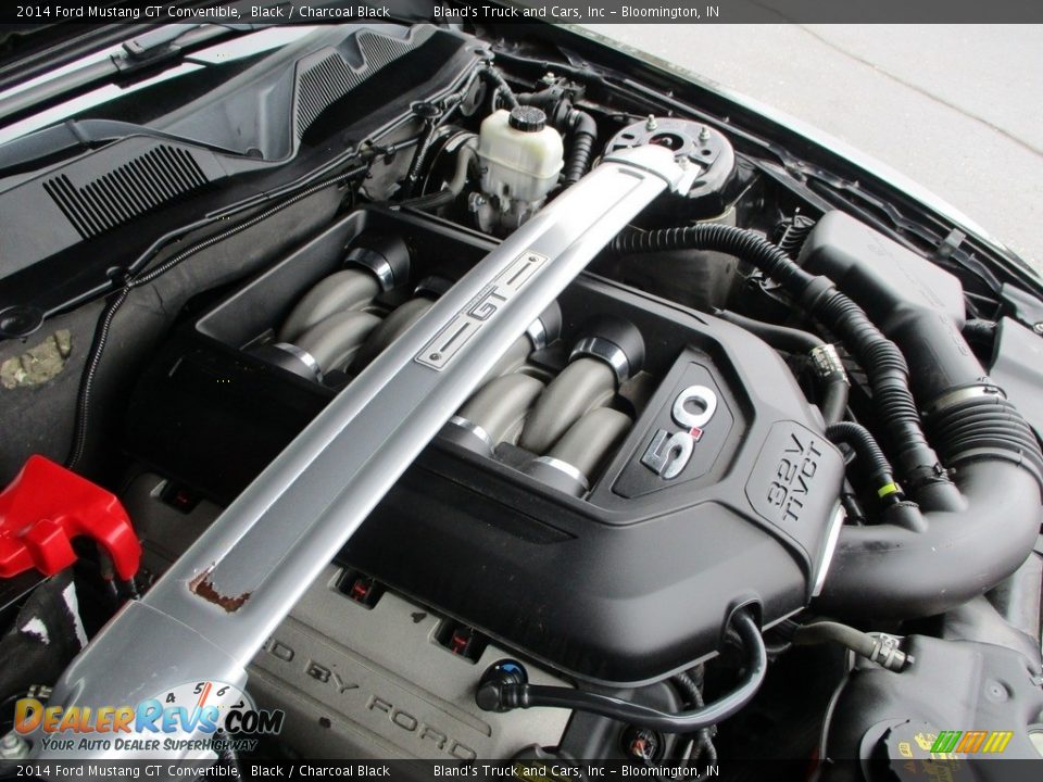 2014 Ford Mustang GT Convertible Black / Charcoal Black Photo #16