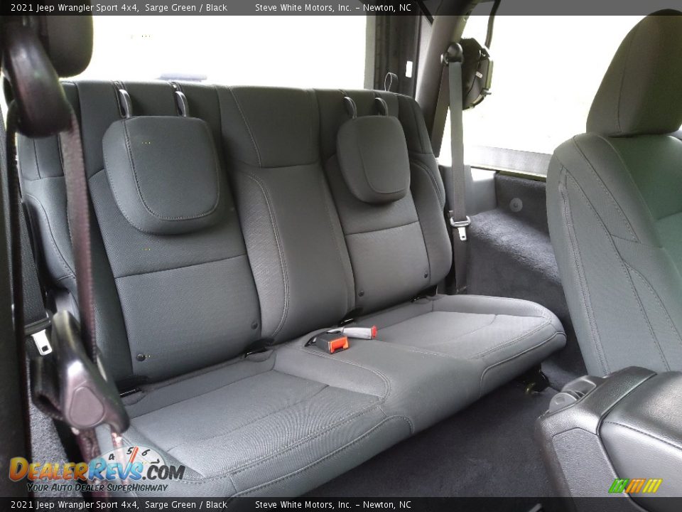 Rear Seat of 2021 Jeep Wrangler Sport 4x4 Photo #17