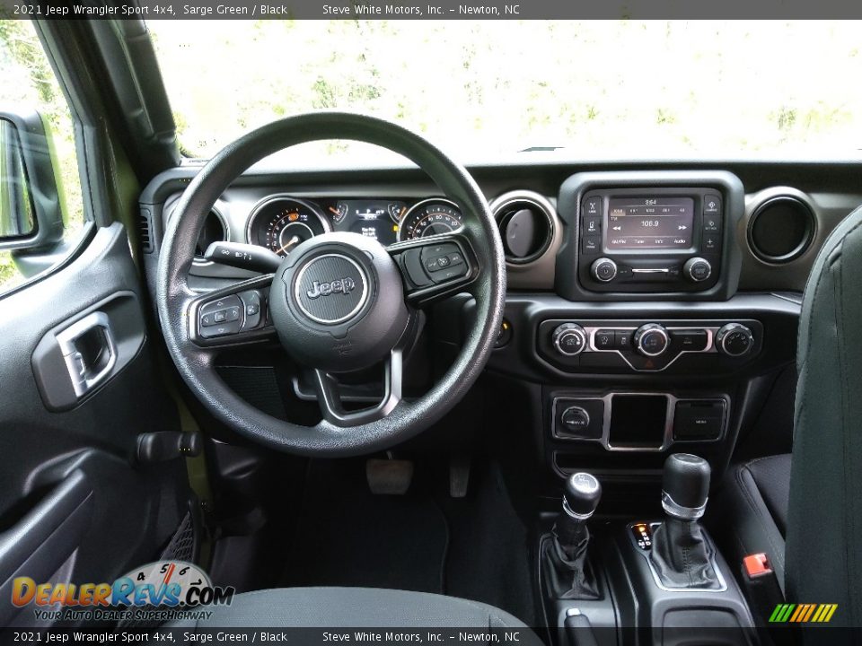 Dashboard of 2021 Jeep Wrangler Sport 4x4 Photo #19