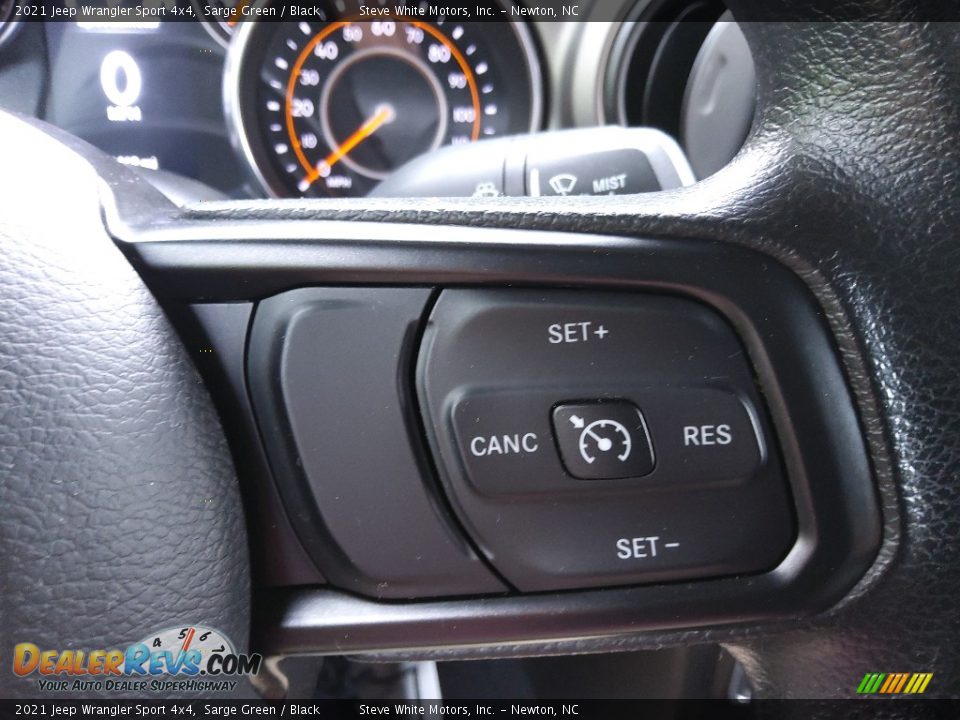 2021 Jeep Wrangler Sport 4x4 Steering Wheel Photo #21