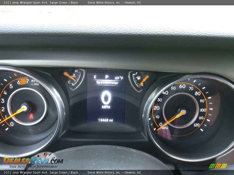 2021 Jeep Wrangler Sport 4x4 Gauges Photo #22