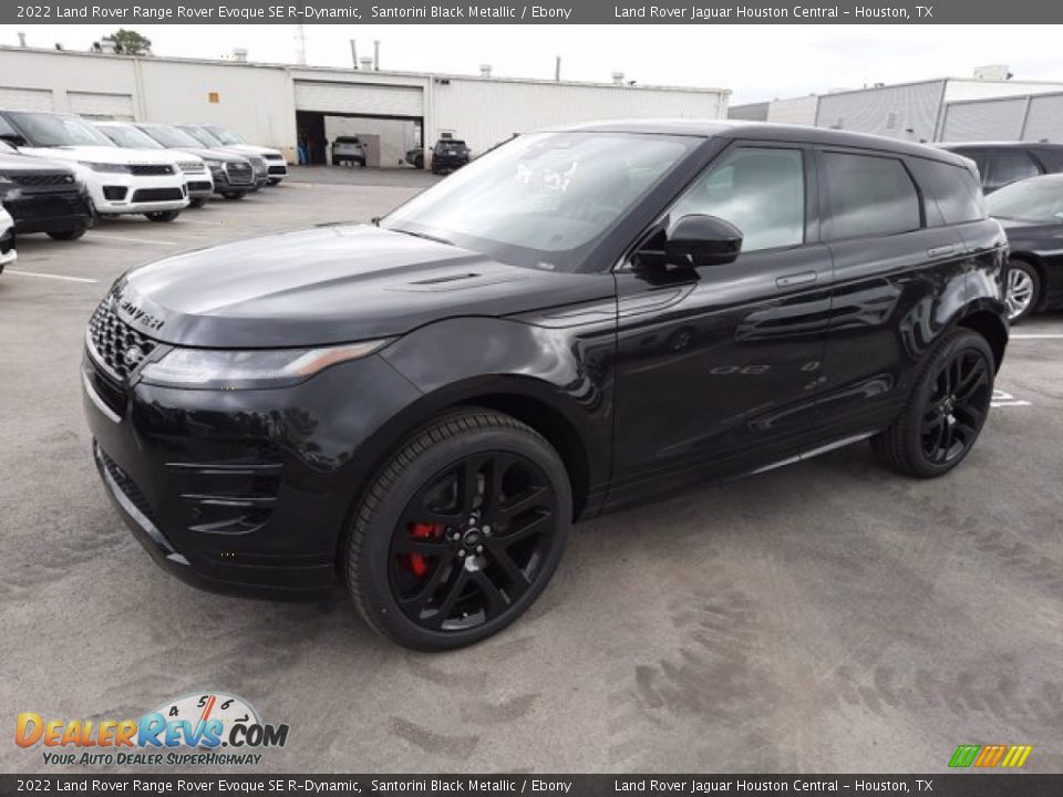 Santorini Black Metallic 2022 Land Rover Range Rover Evoque SE R-Dynamic Photo #1