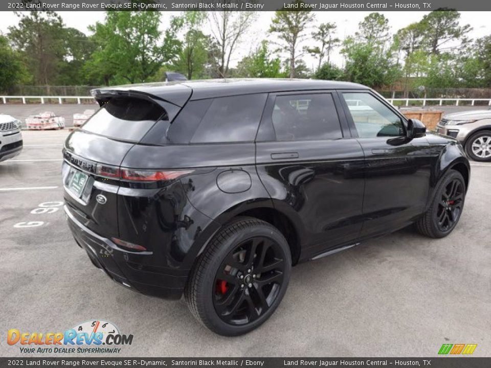 2022 Land Rover Range Rover Evoque SE R-Dynamic Santorini Black Metallic / Ebony Photo #2