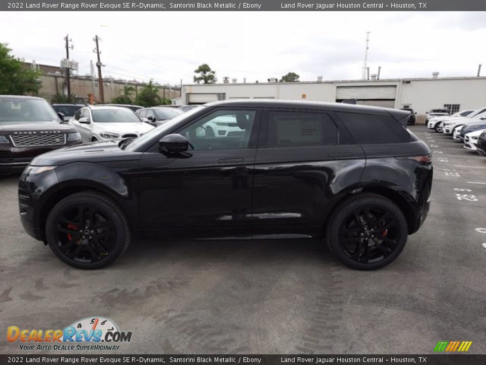 2022 Land Rover Range Rover Evoque SE R-Dynamic Santorini Black Metallic / Ebony Photo #6