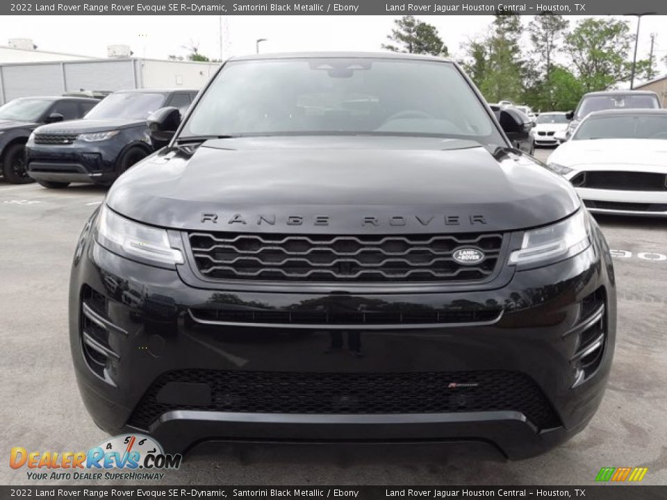 2022 Land Rover Range Rover Evoque SE R-Dynamic Santorini Black Metallic / Ebony Photo #8