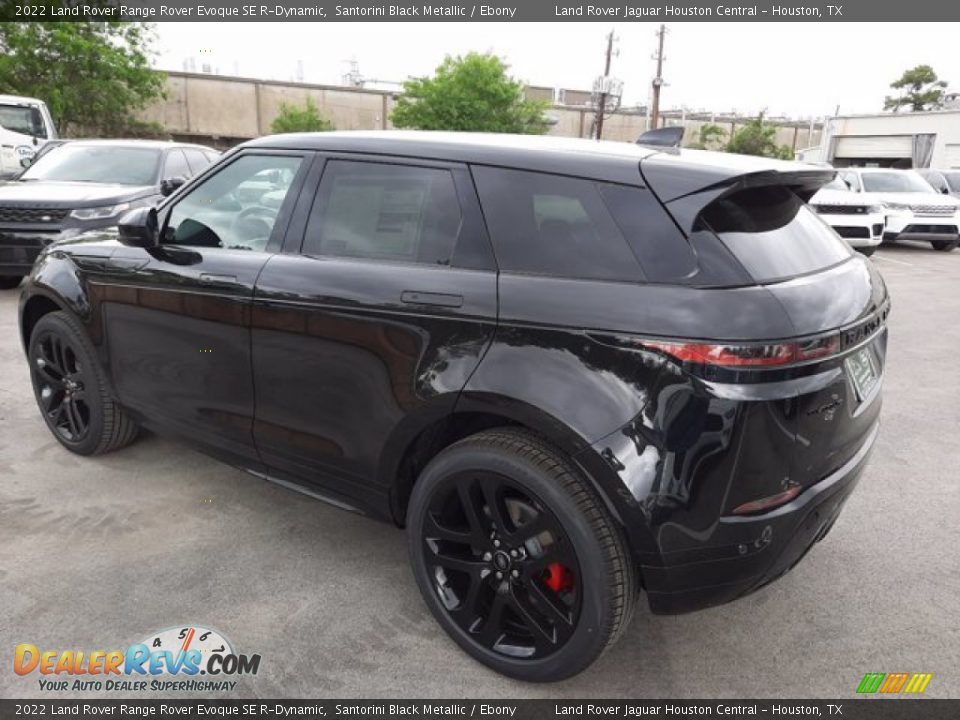 2022 Land Rover Range Rover Evoque SE R-Dynamic Santorini Black Metallic / Ebony Photo #10