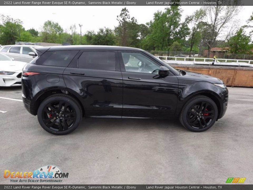 2022 Land Rover Range Rover Evoque SE R-Dynamic Santorini Black Metallic / Ebony Photo #11