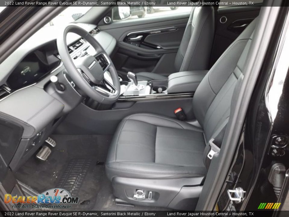 Ebony Interior - 2022 Land Rover Range Rover Evoque SE R-Dynamic Photo #15
