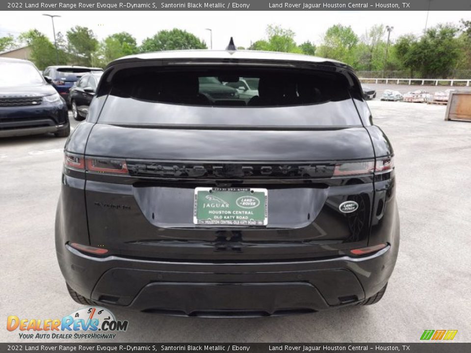 2022 Land Rover Range Rover Evoque R-Dynamic S Santorini Black Metallic / Ebony Photo #7