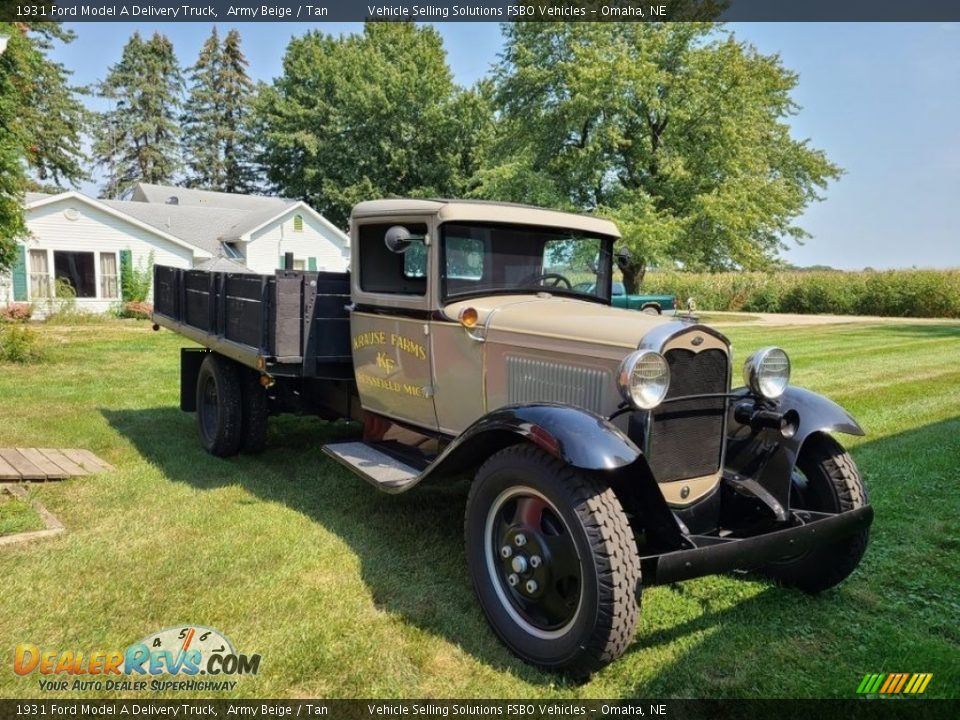 Front 3/4 View of 1931 Ford Model A Delivery Truck Photo #6