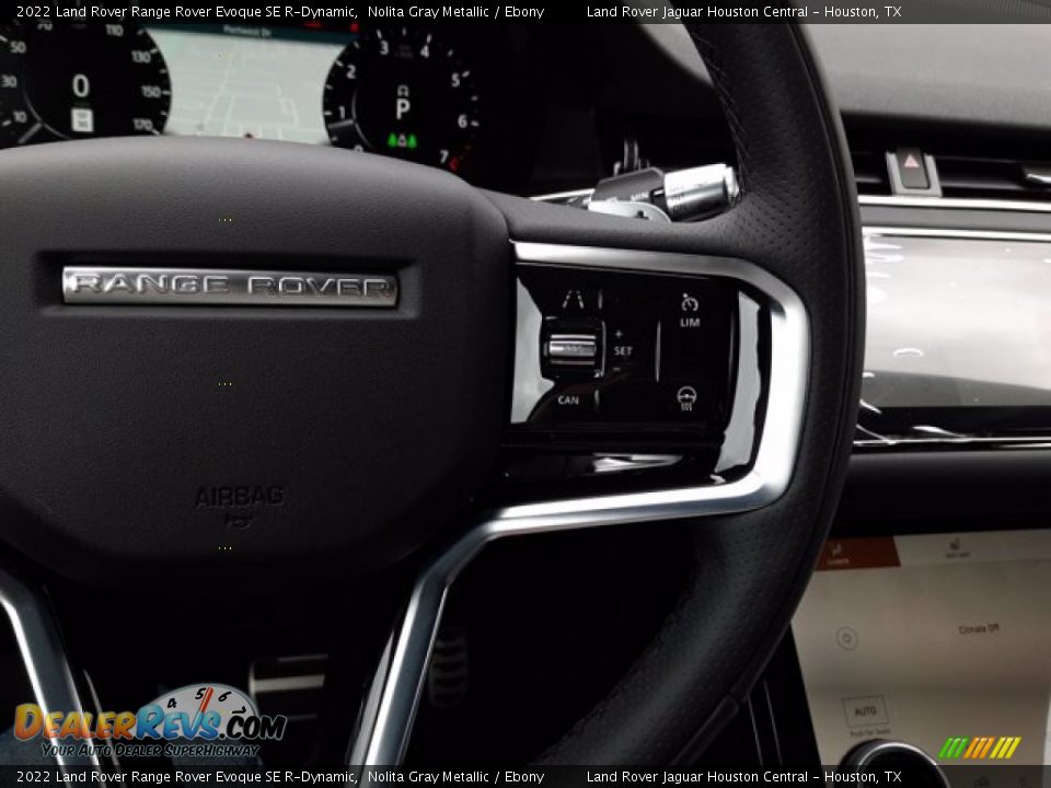 2022 Land Rover Range Rover Evoque SE R-Dynamic Steering Wheel Photo #18