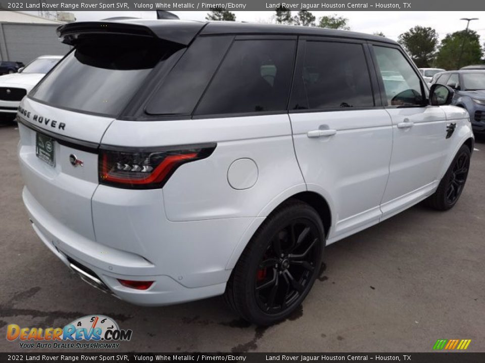 2022 Land Rover Range Rover Sport SVR Yulong White Metallic / Pimento/Ebony Photo #2