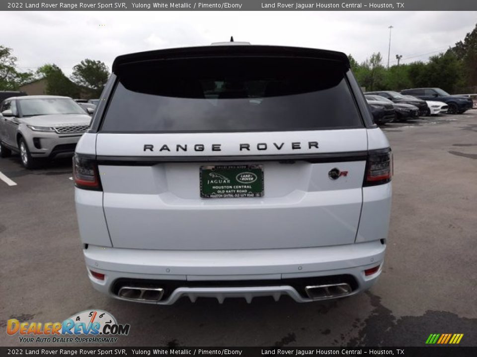 2022 Land Rover Range Rover Sport SVR Yulong White Metallic / Pimento/Ebony Photo #7