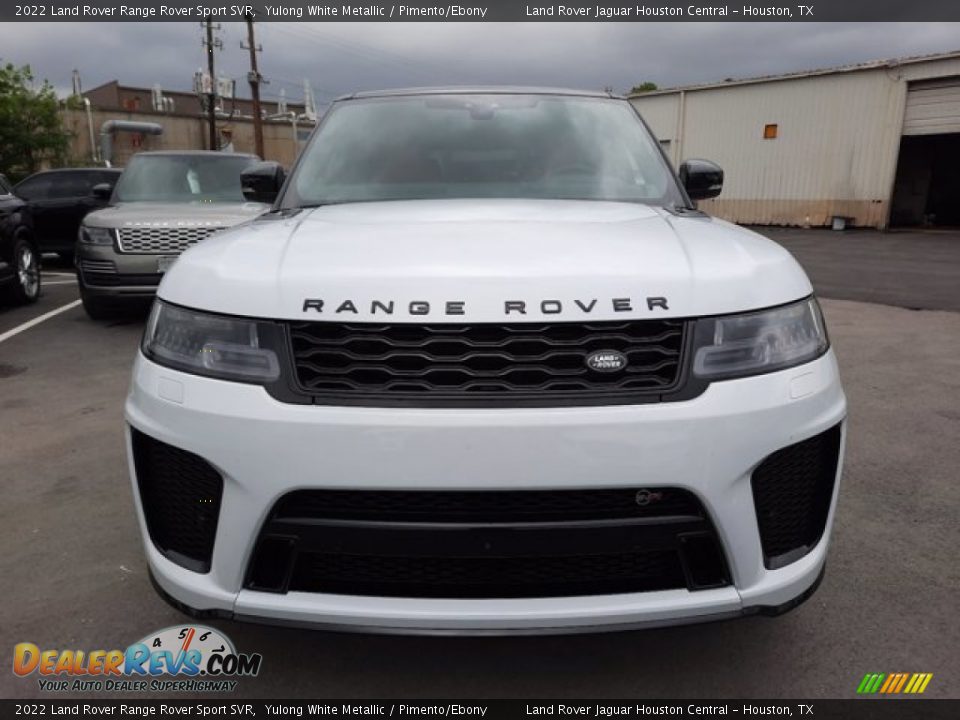 2022 Land Rover Range Rover Sport SVR Yulong White Metallic / Pimento/Ebony Photo #8