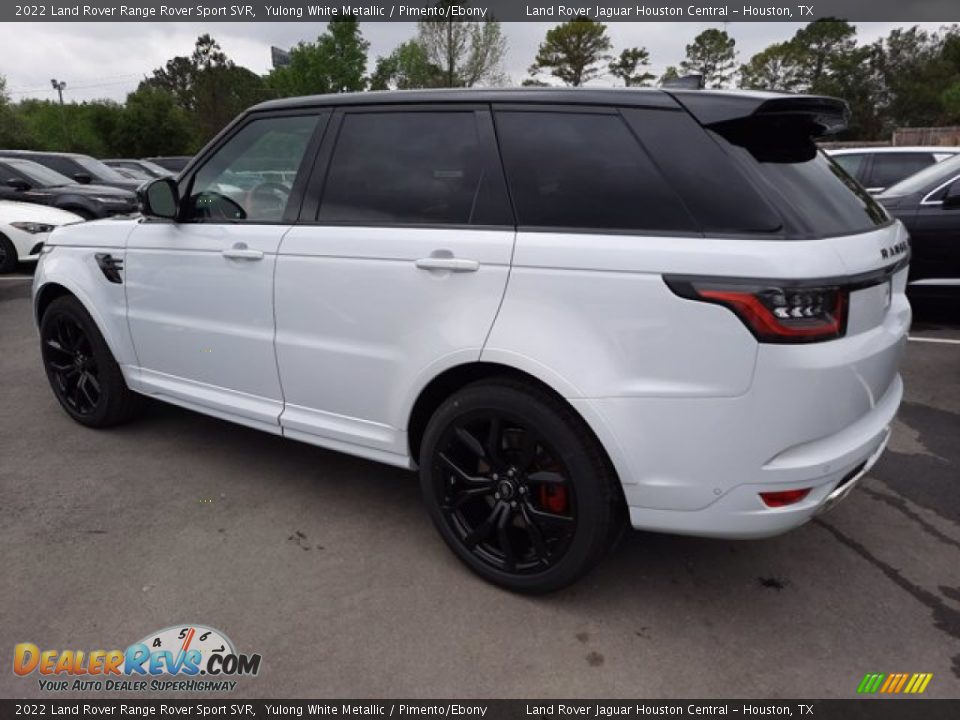 2022 Land Rover Range Rover Sport SVR Yulong White Metallic / Pimento/Ebony Photo #10