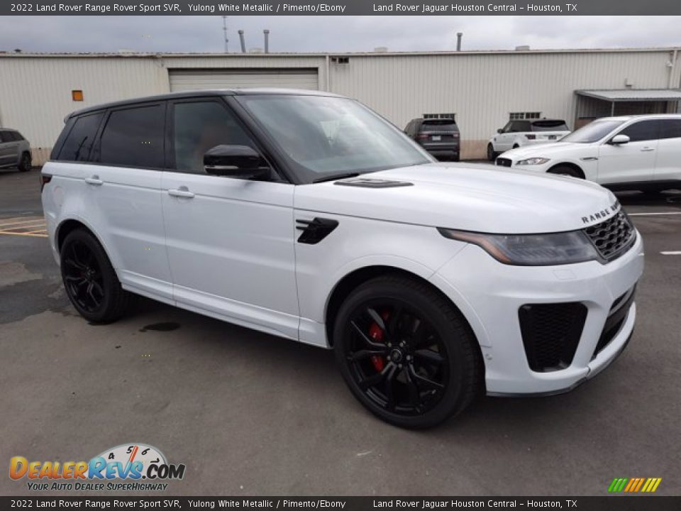 2022 Land Rover Range Rover Sport SVR Yulong White Metallic / Pimento/Ebony Photo #12