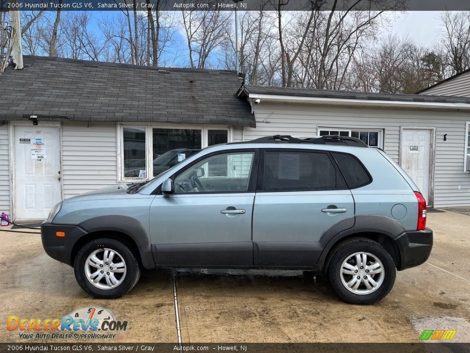 2006 Hyundai Tucson GLS V6 Sahara Silver / Gray Photo #5