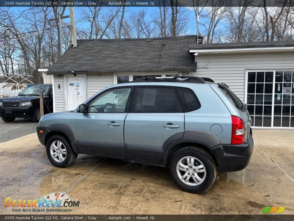 2006 Hyundai Tucson GLS V6 Sahara Silver / Gray Photo #6