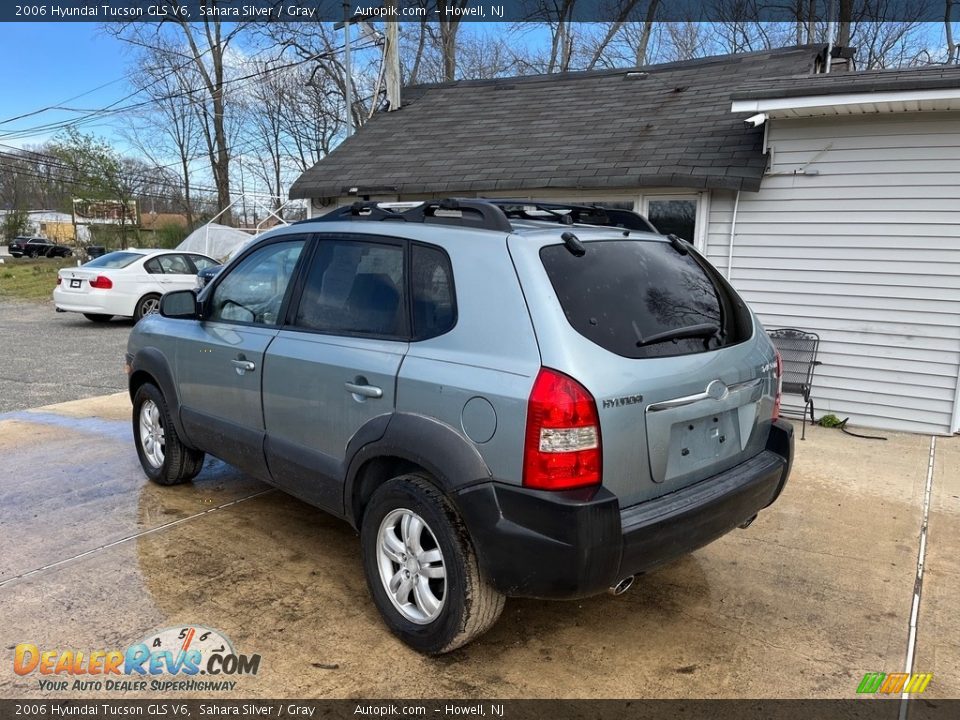 2006 Hyundai Tucson GLS V6 Sahara Silver / Gray Photo #7