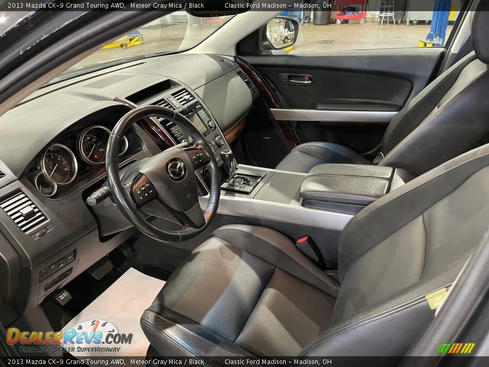Black Interior - 2013 Mazda CX-9 Grand Touring AWD Photo #11