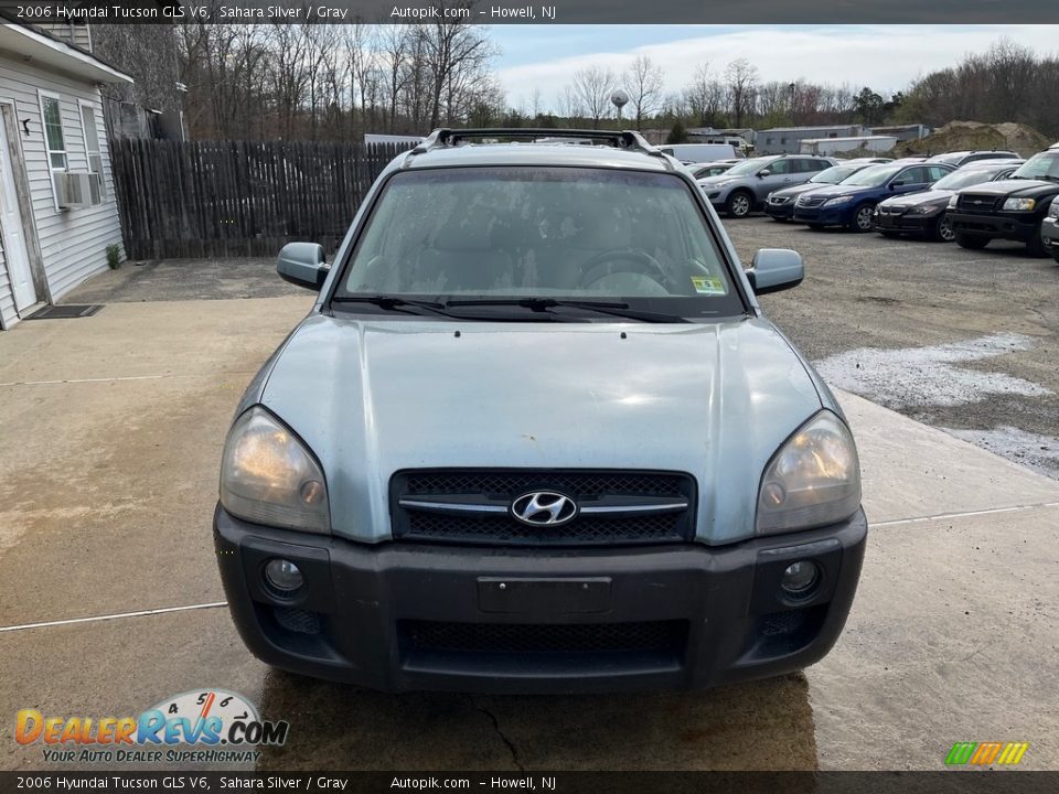 2006 Hyundai Tucson GLS V6 Sahara Silver / Gray Photo #13