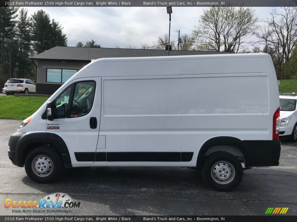 2019 Ram ProMaster 1500 High Roof Cargo Van Bright White / Black Photo #1