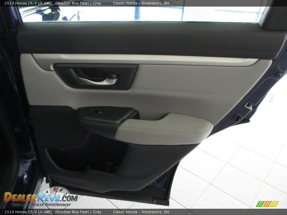 2019 Honda CR-V LX AWD Obsidian Blue Pearl / Gray Photo #17