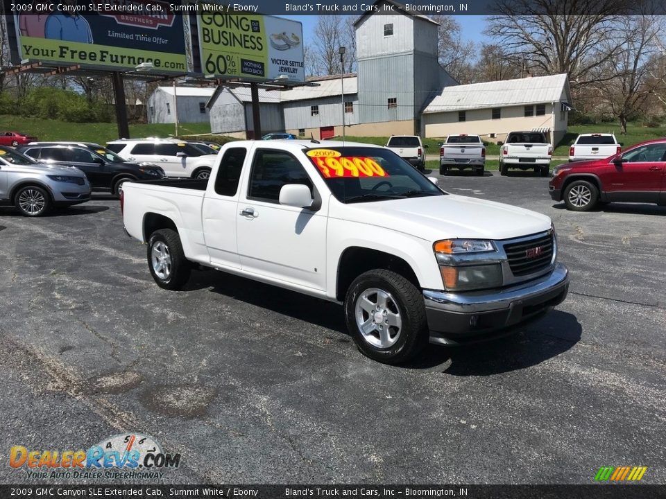 Front 3/4 View of 2009 GMC Canyon SLE Extended Cab Photo #4