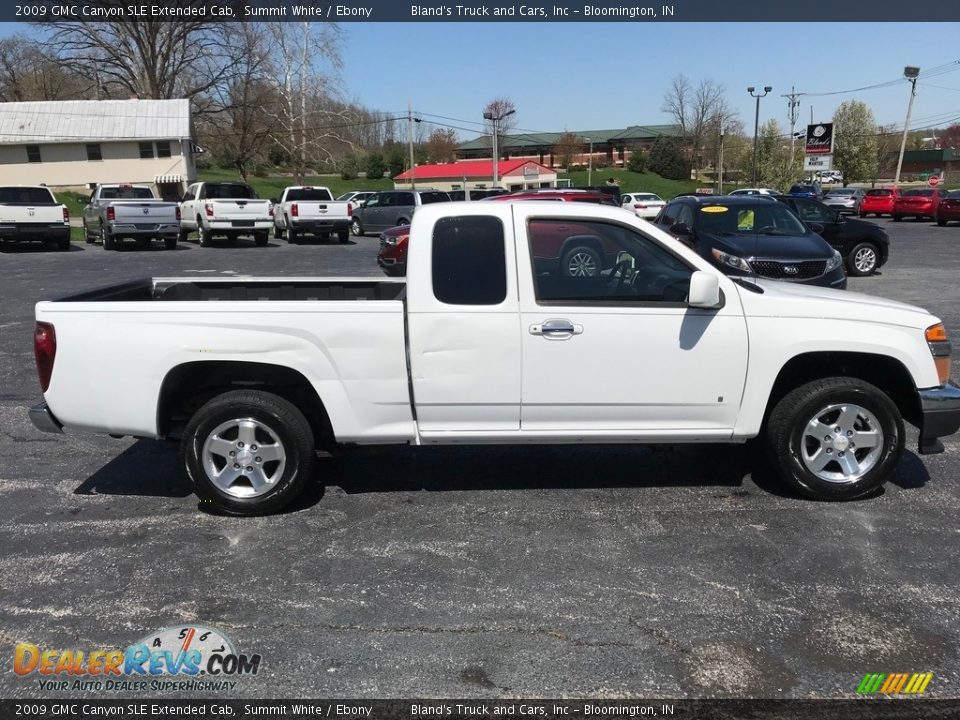 Summit White 2009 GMC Canyon SLE Extended Cab Photo #5