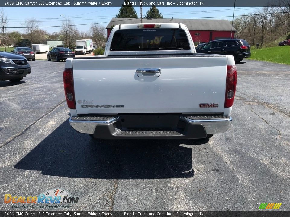 2009 GMC Canyon SLE Extended Cab Summit White / Ebony Photo #7