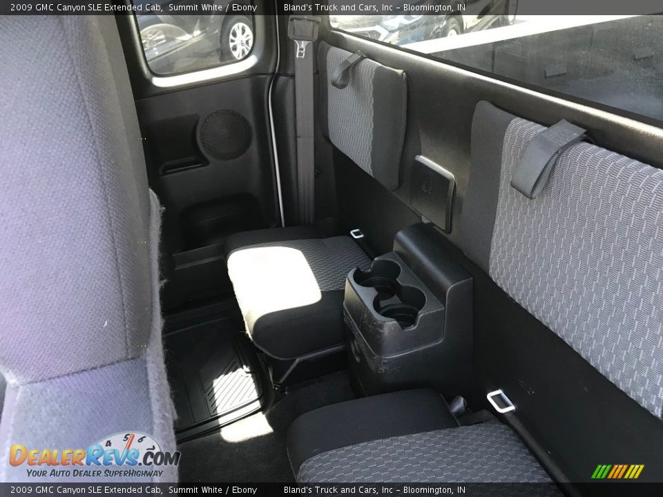 Rear Seat of 2009 GMC Canyon SLE Extended Cab Photo #14