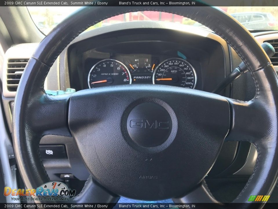 2009 GMC Canyon SLE Extended Cab Steering Wheel Photo #17
