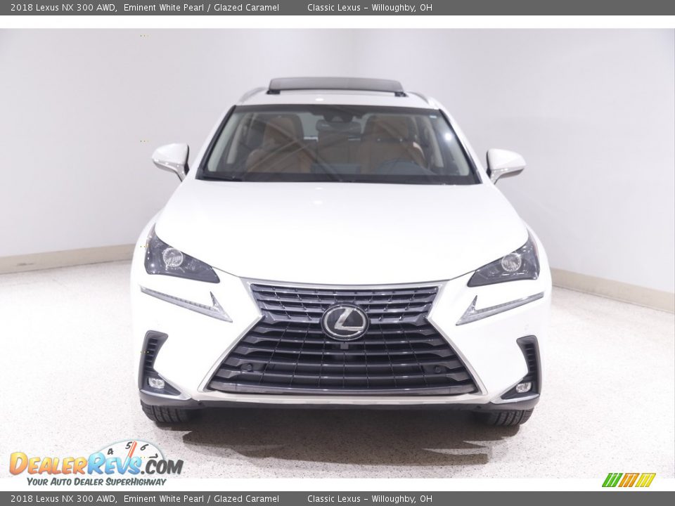 2018 Lexus NX 300 AWD Eminent White Pearl / Glazed Caramel Photo #2